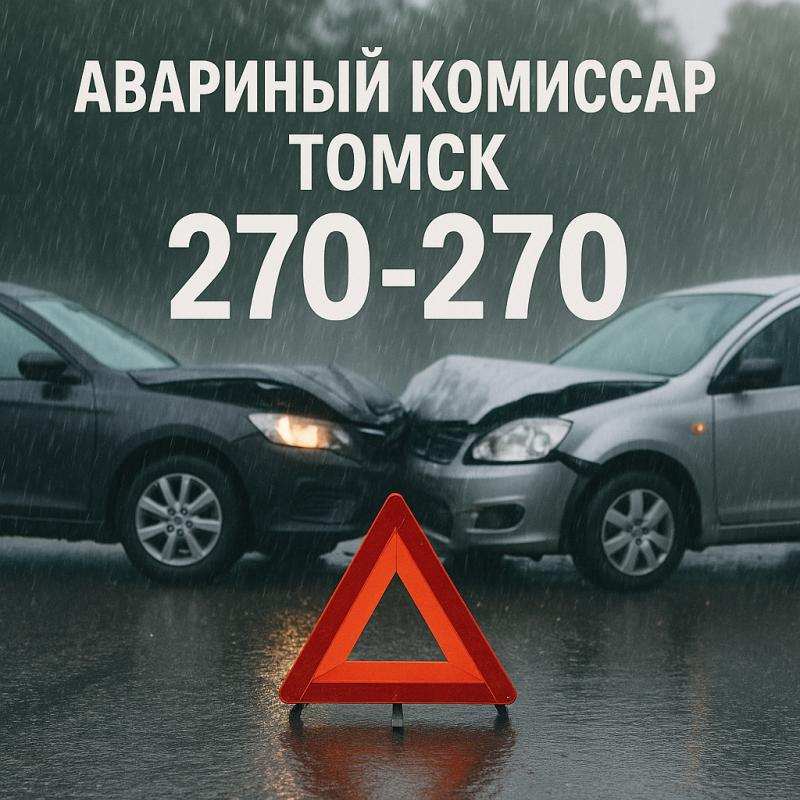 Аварийный комиссар в Томске 24 на 7 помощь на дороге за 15 минут