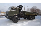 КамАЗ-43118 борт вездеход 6х6 с капремонта с КМУ Hiab-195.
